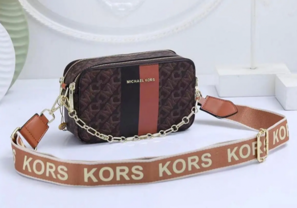 Michael Kors Camera Sling Bag With Box & Dust Bag & Sling Belt