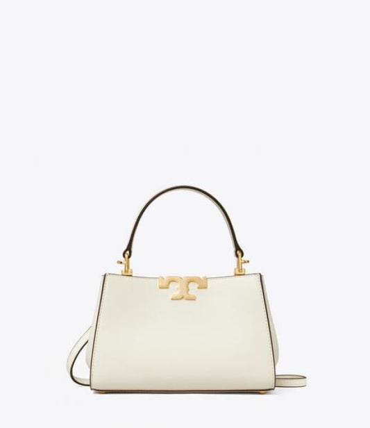 Tory Burch Tan Mini Eleanor Satchel Bag With Box