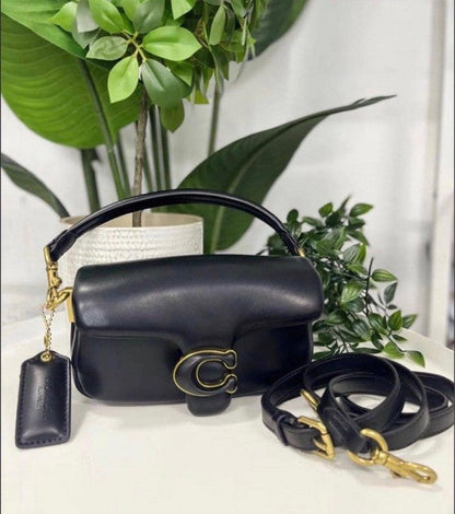 Coach Tabby Pillow Black Color Shoulder Bag With Box