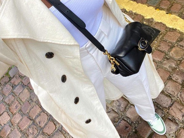 Coach Tabby Pillow Black Color Shoulder Bag With Box