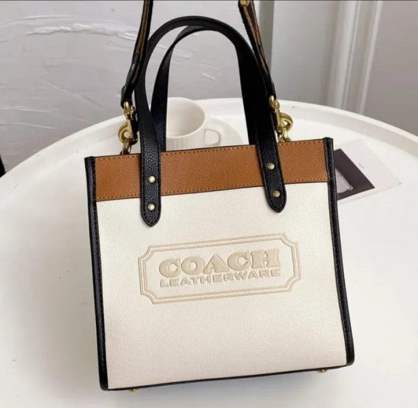 Coach field tote bag with og folding box