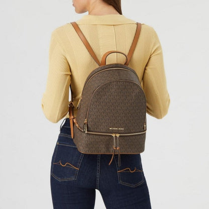 Michael Kors MK Rhea Backpack With Dust Bag Brown