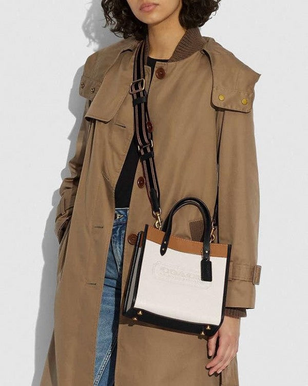 Coach field tote bag with og folding box