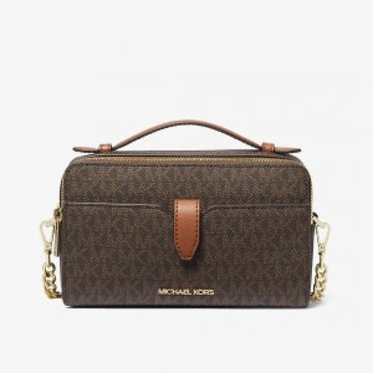 Michaelkors double zip crossbody with box