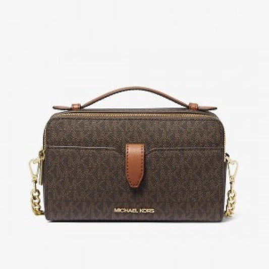 Michaelkors double zip crossbody with box