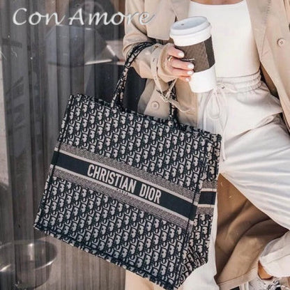 Christian Dior book tote bag premium quality with scarf&og box