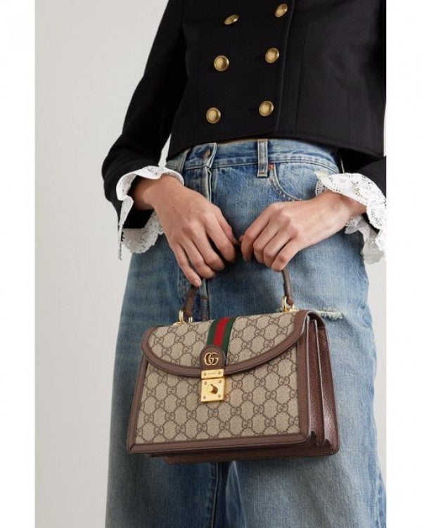 Gucci ophidia gg supreme top handel bag with Folding-box bigsize