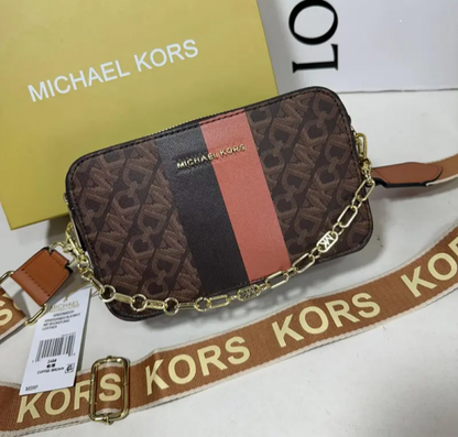Michael Kors Camera Sling Bag With Box & Dust Bag & Sling Belt