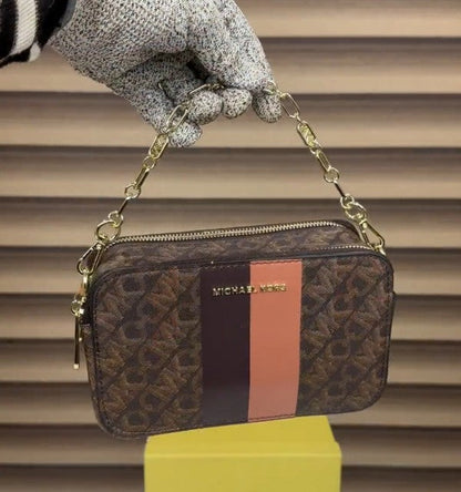 Michael Kors Camera Sling Bag With Box & Dust Bag & Sling Belt