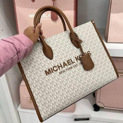 Michael kors mirella tote bag with dust bag(100813 coffebrown)