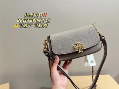 Tory_britten double handle bag with box