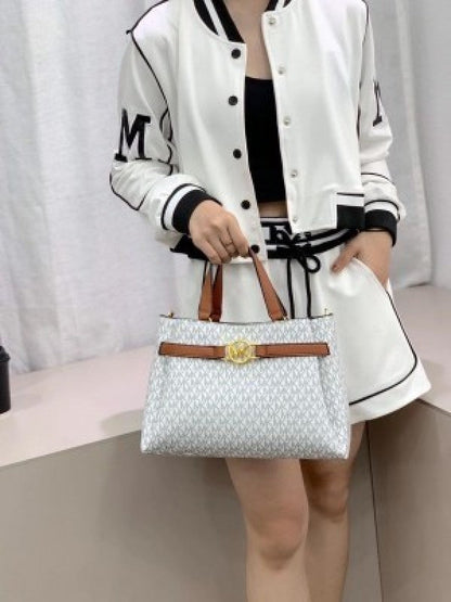 Michael Kors Jet Set monogram print shoulder bag