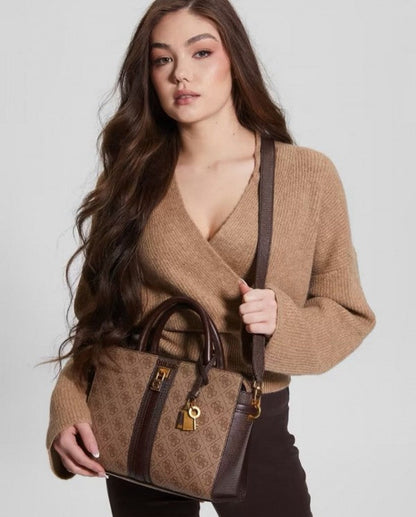 GUESS Womens Ginevra Shoulder Bag with dust cover