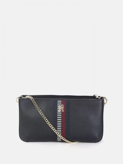 TOMMY HILFIGER STRUCTURED SLING BAG WITH BOX
