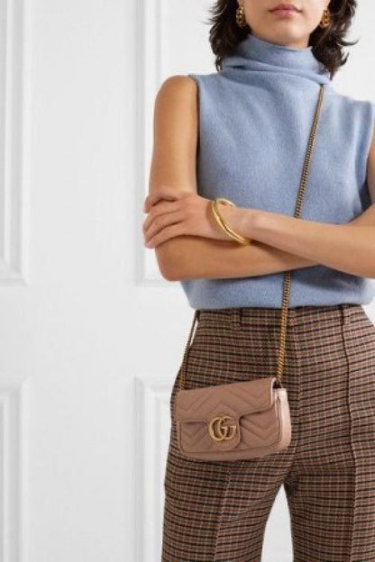 Gucci marmont mini sling bag premium quality with og box