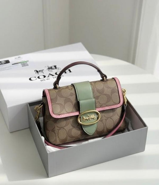 COACH SAMMY TOP HANDLE SLING BAG DOUBLE OX PACKING