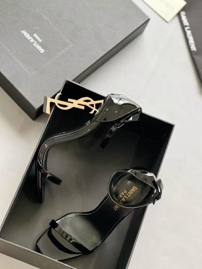 YSL Opyum Heels Premium Black Gold