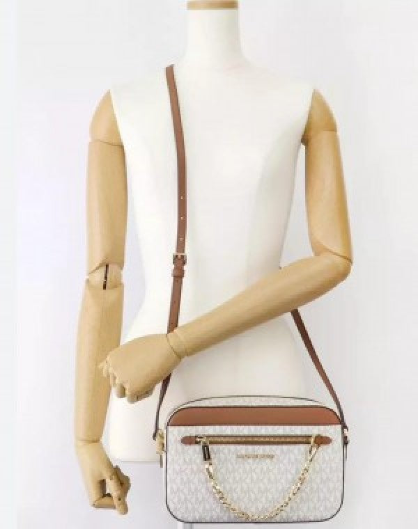 MichaelKors Jet Set East West Chain Crossbody Sling with box