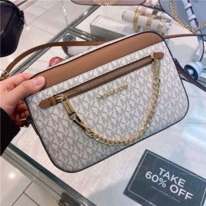 MichaelKors Jet Set East West Chain Crossbody Sling with box