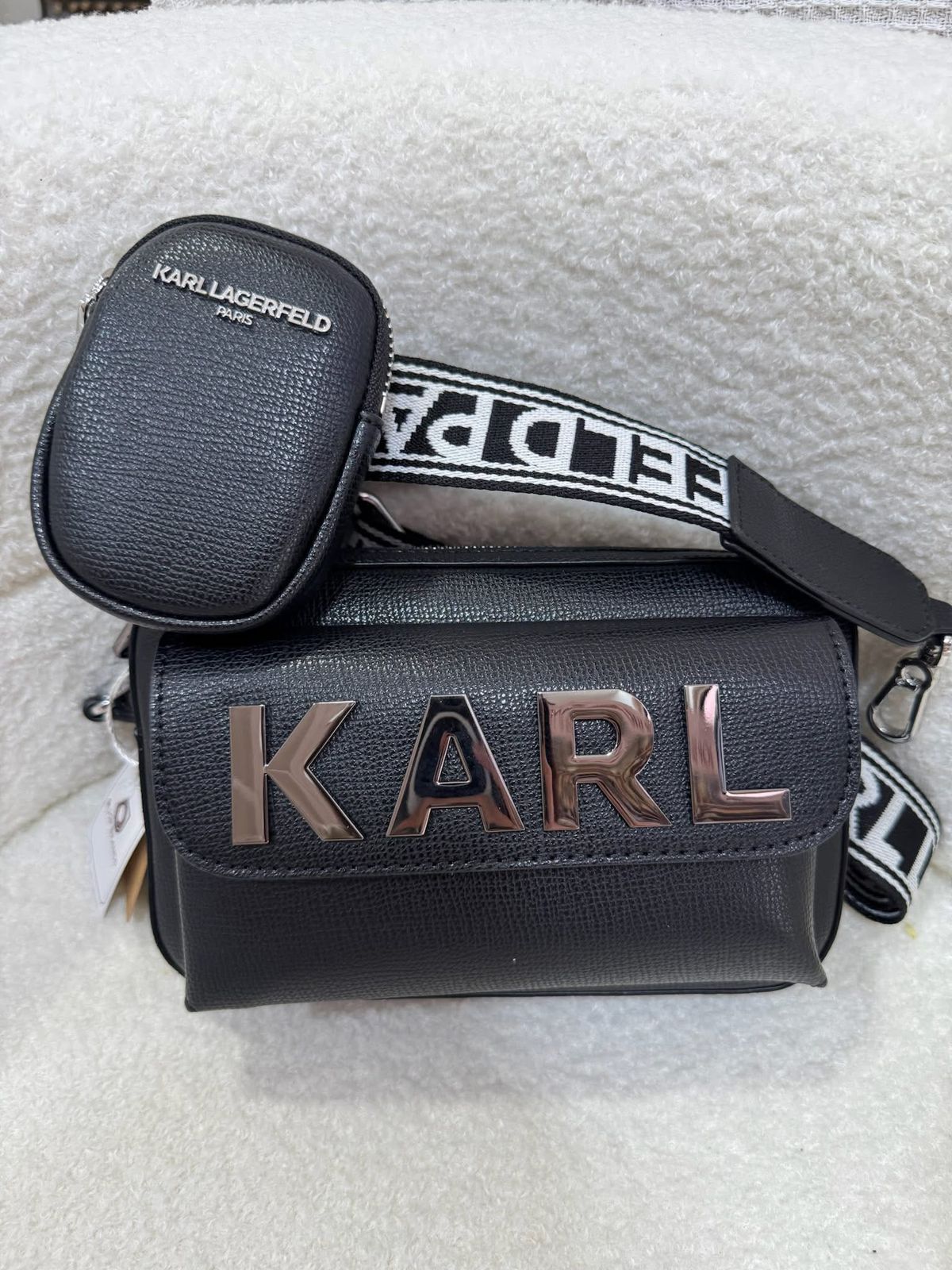 Karl Lagerfeld Maybelle Camera Crossbody Bag