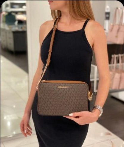 Michael Kors Camera Crossbody Bag With Original Box