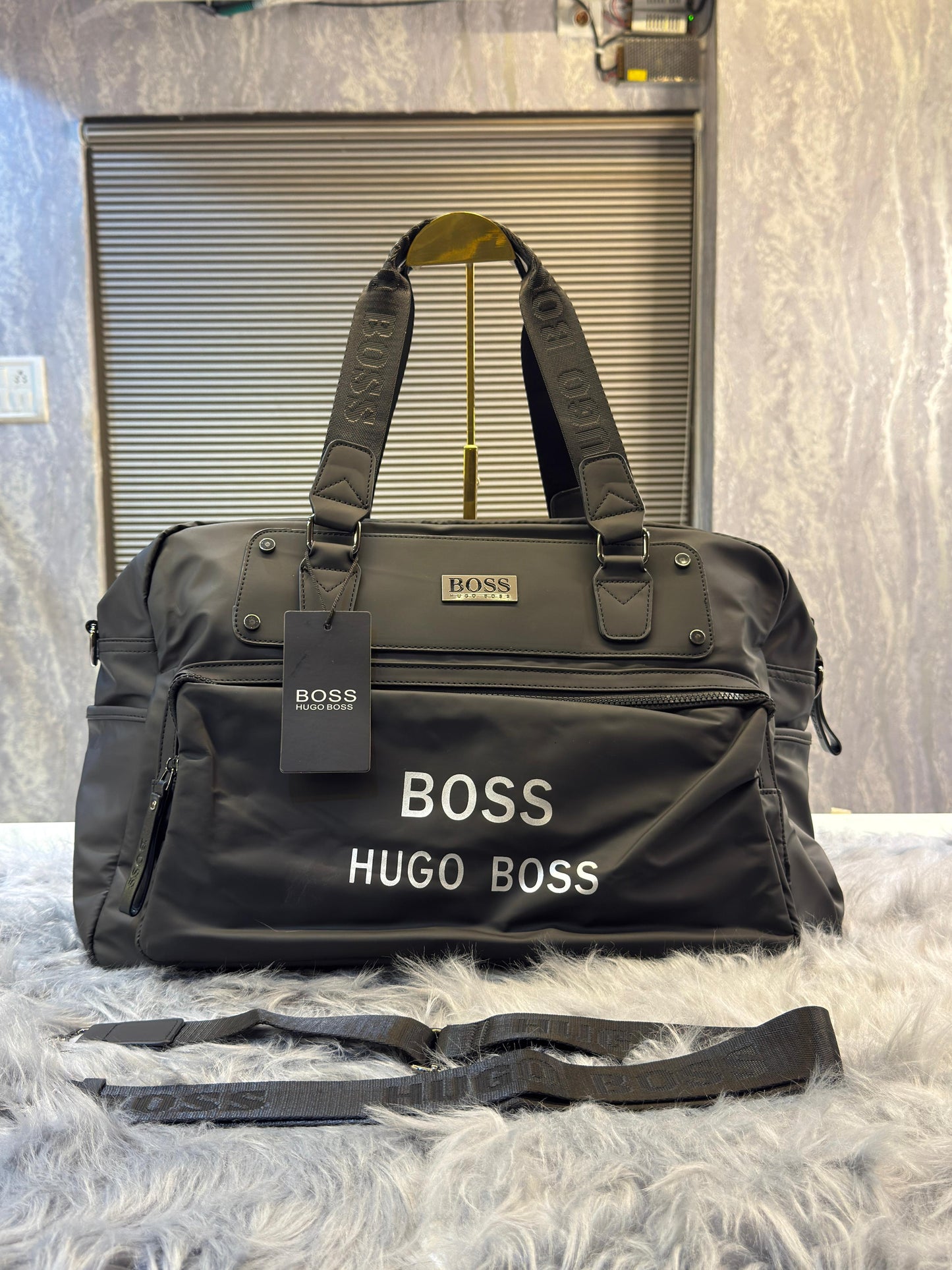 BOSS DUFFLE BAG PREMIUM QUALITY
