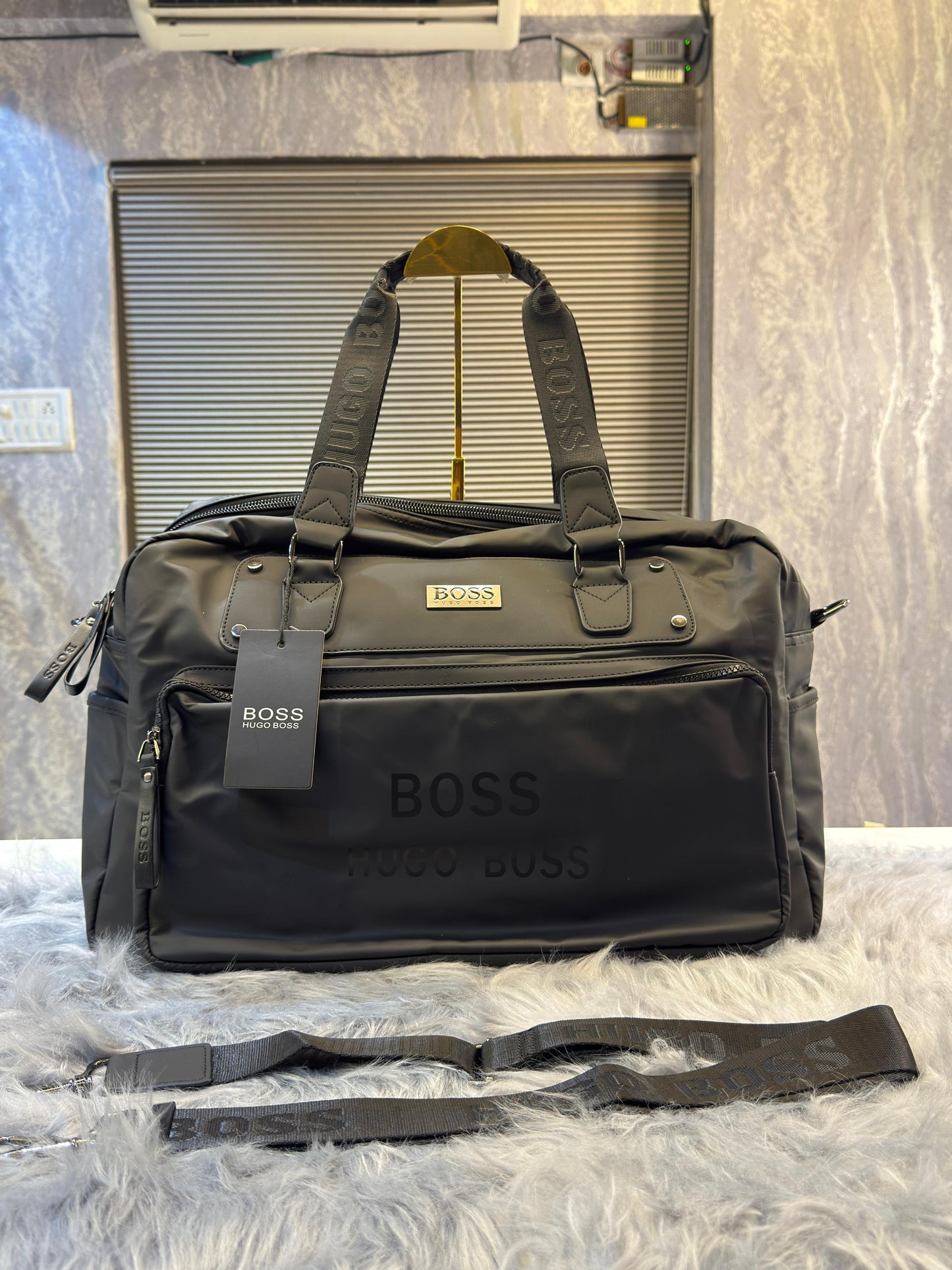 BOSS DUFFLE BAG PREMIUM QUALITY