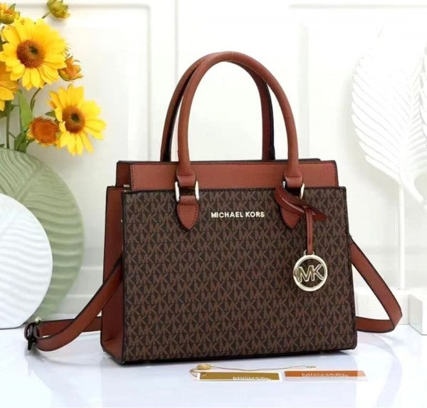 Michael Kors Satchel Shoulder Bag With Dust Bag Includes Logo