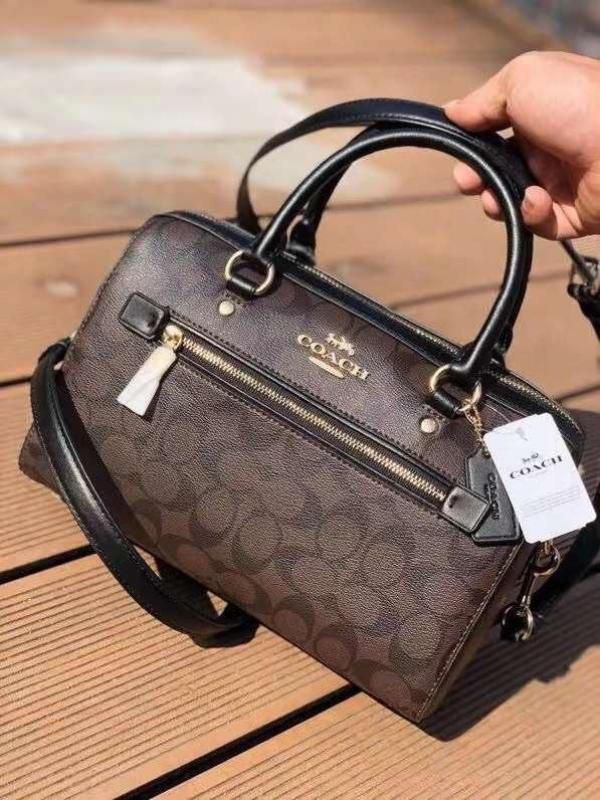 Rowan Satchel Signature Canvas Crossbody Bag with box premium quality