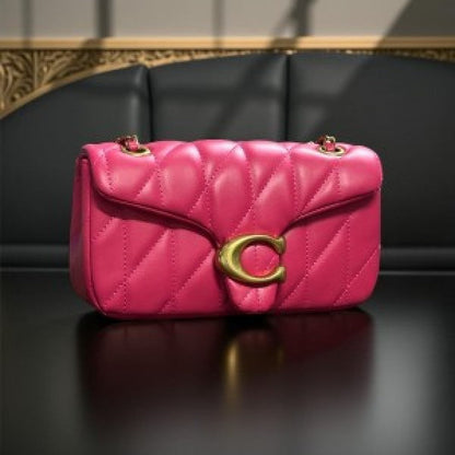 Coach Tabby 20 Quilted Leather Shoulder Bag With Box Dust bag Bill